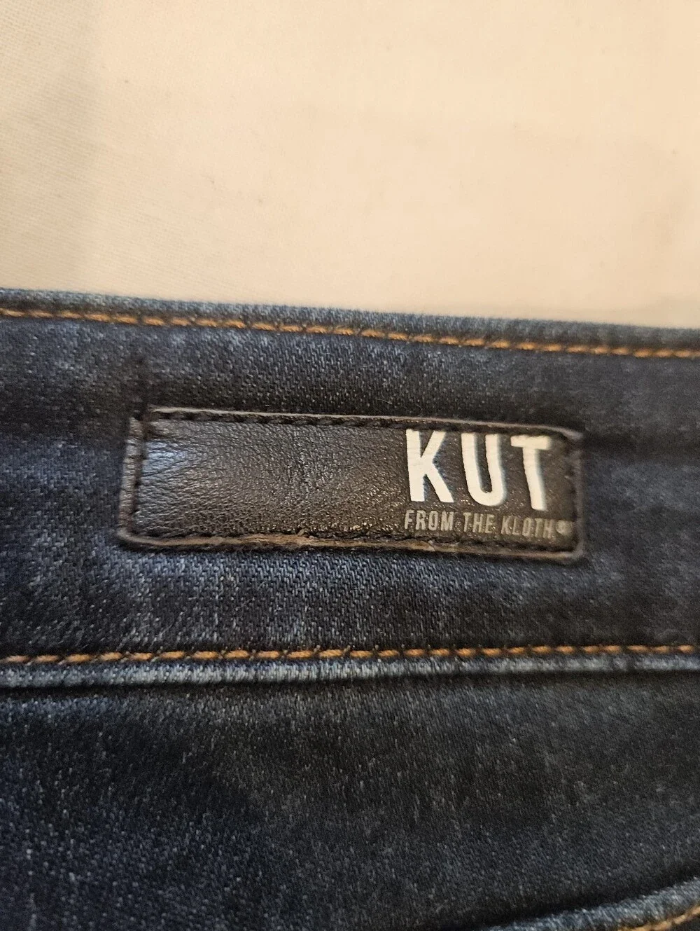 KUT From The Kloth Womens Size 12 Natalie High Rise Bootcut Stretch Denim Jeans.
